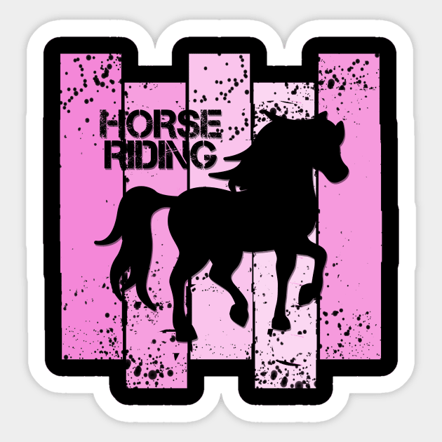 Horse Riding Sticker by Imutobi